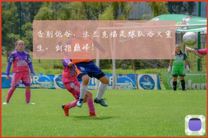 告别低谷，法兰克福足球队浴火重生，剑指巅峰！